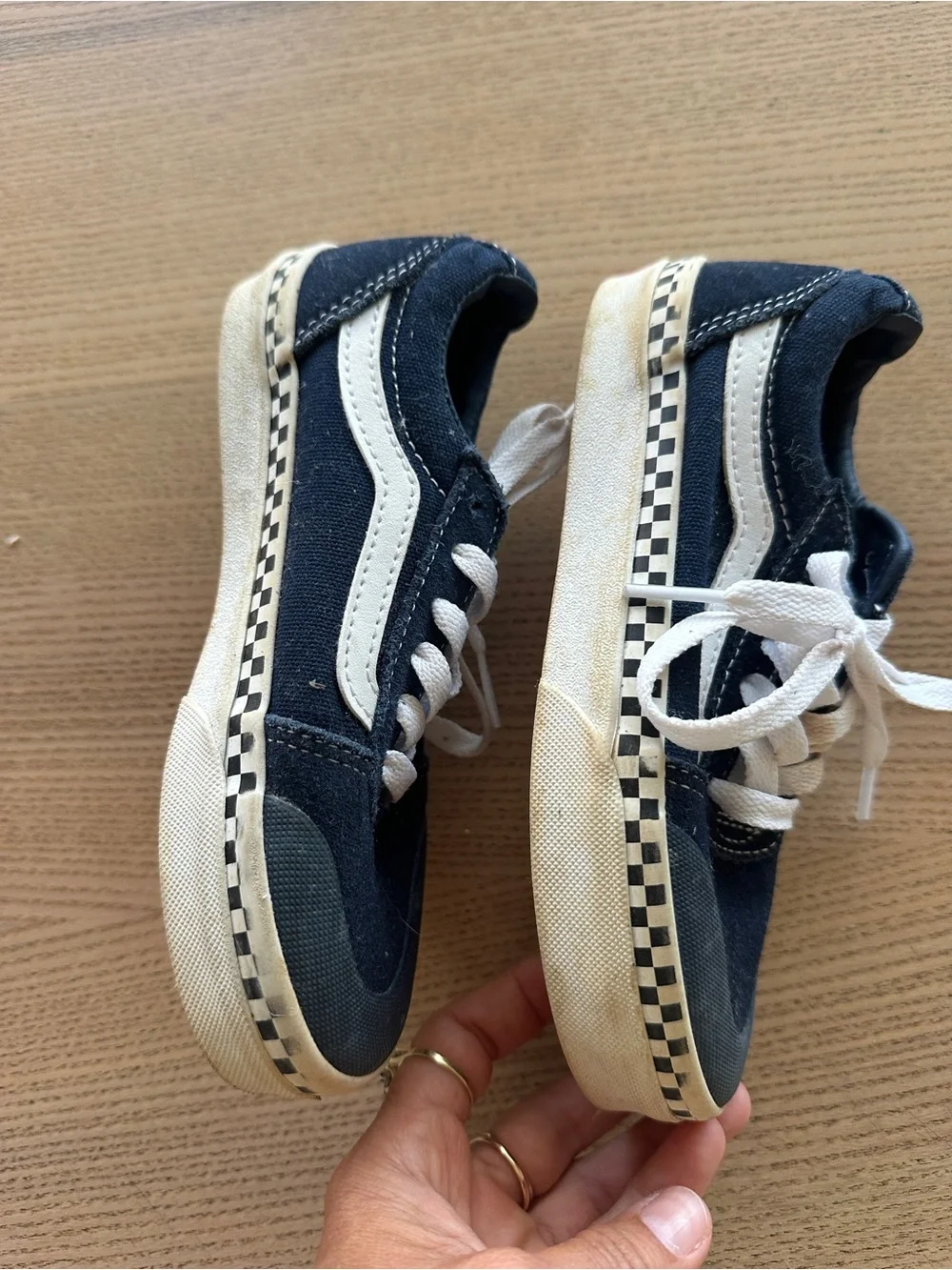 Vans navy canvas